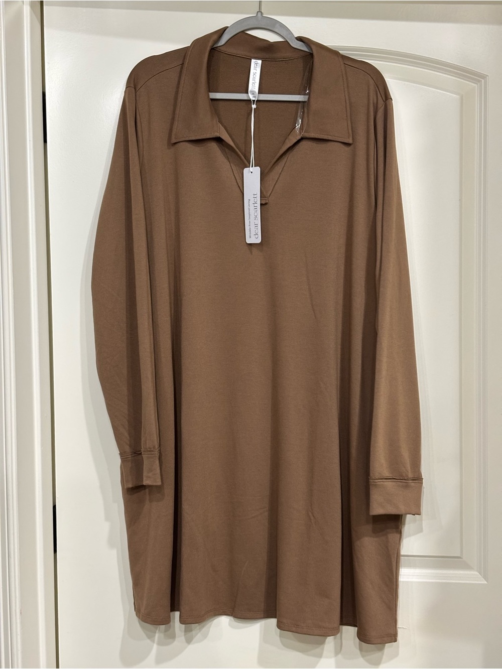 Dear Scarlett women’s A line Dress in Mocha